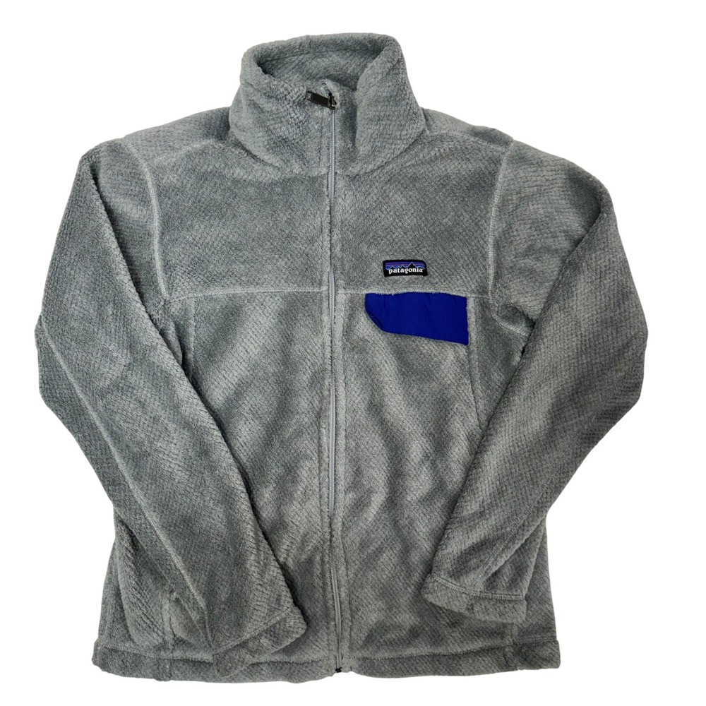 Patagonia Womens Re-Tool Full Zip Fleece Jacket Grey Medium